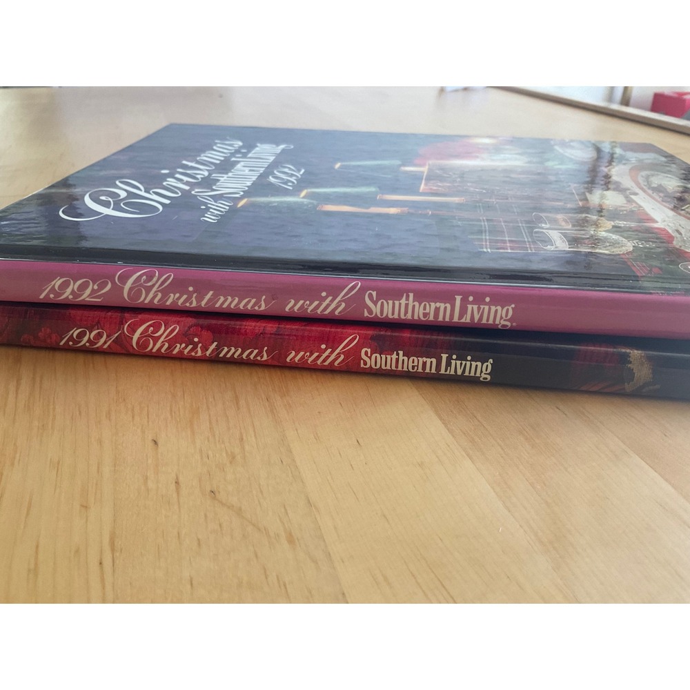 Christmas with Southern Living Books 1991 1992 Hardcover Holiday Decor Recipes - Picture 4 of 6
